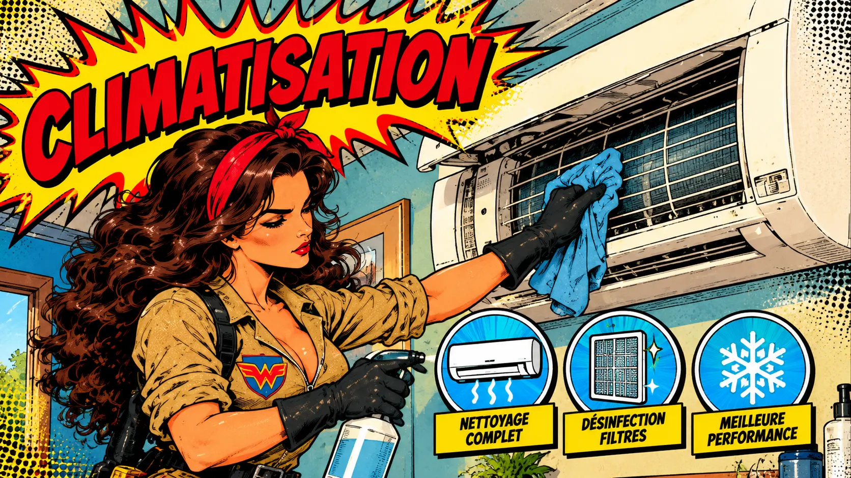 Nettoyage de climatisation